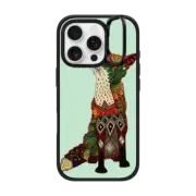 iPhone 16 Pro Impact Ring Stand Case MagSafe Compatible fox love mint