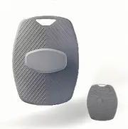 RQzaufania Silicone Body Scrubber, Gentle Exfoliating and Massage for All Types of Skin, Hand Shower, Bath Brush for Body (Grey)