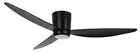 Dc Ceiling Fan with Light Array Black Energy-Saving Ventilator Remote Control