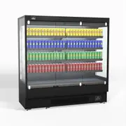 AG Equipment AG 1940mm Supermarket Multi Deck Showcase 3 door Glass Fridge - Commercial Open Display Fridges (AG-MSD2000) - MSD2000-AG