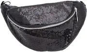 [GAROZATION] Fashion Sequins Waist Pack Fanny Bag Stylish Outdoor Sports Bag for Travel