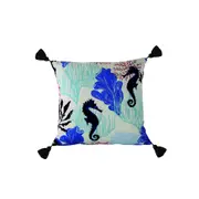 Maine & Crawford Humphrey 45x45cm Sea Life Tassel Cushion Pillow Sofa/Bed Decor