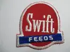 Swift Feeds Embroidered Vintage Patch Farming Agriculture Weed & Feed NOS