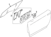 Genuine Nissan Window Regulator 80775-6GP1A