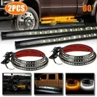 Brand New Light Strip LED 1.5M 160LM 2pcs Atmosphere Neon Lights Strip