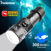 90000LM Scuba Diving Flashlight Underwater Torch Waterproof Dive Lamp Lantern