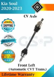 GSP OEM Front Left CV Axle For 2020-2023 Kia Soul Automatic CVT Trans Lifetime W (for: Kia)