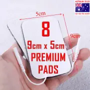 Dr Ho's compatible ELECTRODE TENS PADS - 9cm x 5cm x 8 LARGE PREMIUM PADS ⭐⭐⭐⭐⭐