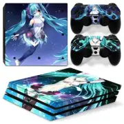 Skin Sticker Playstation 4 Console & Controller PS4 Slim Decal Wrap Movie Anime