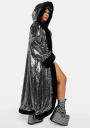 [Club Exx] Plus Disco Fusion Hooded Duster