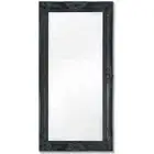 NNEVL Wall Mirror Baroque Style 100x50 cm Black