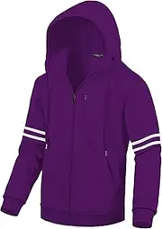 [Chrisuno] Men's Soft Fleece Fashion Hooded Sweatshirt Zip Up Sports Sweater Hoodie Jacket