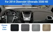 Dashboard Dash Mat Cover for 2014 Chevrolet Silverado 3500 HD (DashTex) (for: Chevrolet)
