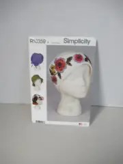Simplicity PATTERN #R10359 Turban Style Headband & Hats in Various Styles UNCUT