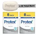 (16 Bars 3.7 oz.) PROTEX DEEP CLEANING ANTIBACTERIAL SOAP BAR JABON Family PK