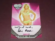 2014 Benchwarmer SABRINA ROSE #83 Eclectic Gold Foil Auto SP PLAYBOY Penthouse