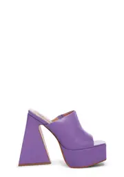 [Lemon Drop by Privileged] Caudillo Platform Heels- Purple