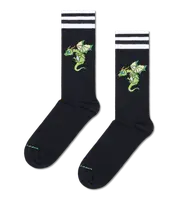 Black Dragon Sneaker Sock | Fun Animal Socks