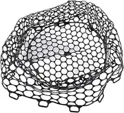 QANYEGN Fly Fishing Replacement Net, Rubber Fishing Net, Deepened Fishing Rubber Net Fishing Landing Netbag Parts Black Depth 32cm for Fishing