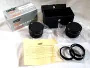COASTAR Model VTW-3 Video Telephoto & Wide Angle Lens + Adaptors 5 pc Set