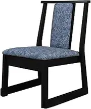 High Seat Chair Backrest Vertical L1787 Line Heart Blue | Ashtray [20.9 x 19.3 x 30.7 inches (53 x 49 x 78 cm) / Approx. 15.0 lbs (6.8 kg) Made in Vietnam