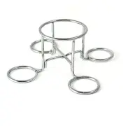 2x Jumbuck BEER CAN BBQ CHICKEN RACK Wide Foot Base, Heavy Duty Steel Frame