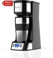 Single Serve Coffee Maker, Programable Single-Serve Brewers, Timer Auto Start/Of