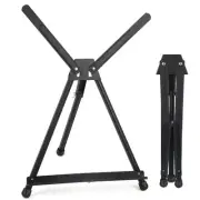 Aluminum 15" to 21" Tabletop Easel Display, Black Tripod with Rubber Feet, Ho...