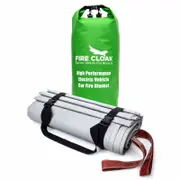 FIRE CLOAK EV Car Fire Blanket (12x9) + Carry Bag