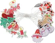 CHICAMPERA Santa Claus String Lights with LED Decorations USB Powered Holiday Lights for Car Rv and Camping Festive Decor for Indoor and Outdoor Use