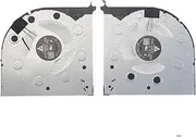 Laptop CPU GPU Cooling Fan DC12V for Lenov/o Legion 7-15IMHG05 7-15IMH05 C7-15IMH05 2020 Model 5H40S20077 5H40S20076(CPU GPU Fan)