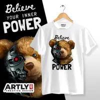 在飛比找蝦皮購物優惠-Artly Baju Kaos T 恤熊相信你的內在力量熊 