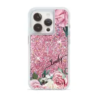 在飛比找蝦皮購物優惠-Dearcase 淡粉玫瑰 粉耀撞白殼 iPhone 15 