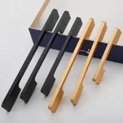 Slim Design Kitchen Cabinet Handles Drawer Bar Handle Pull Black 96MM - 320MM