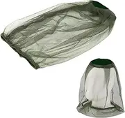 Mosquito Head Net Mesh with Extra Fine Holes Protective Cover Insect Bug Bee Mosquito Gnats,Face Netting for Any Outdoor Lover Camping/Hiking/Fishing,Fits Most Sizes of Hats