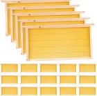 20PCS Beehive Hive Frames Foundation Deep Bee Comb Wooden Honey Frame Beekeeping