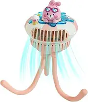 Kids Stroller Fan - Small Fan with 3 Speed Settings, Portable Baby Stroller Octopus Fan, Flexible Tripod Stroller Fan, Quiet Baby Travel Gear for Outdoor Camping Bedroom Sleeping Crib Car Seat