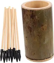 Outdoor Boys and Girls Throwing Game Set Bamboo Arrows Toss Pot Kit for Improved Hand-Eye Coordination