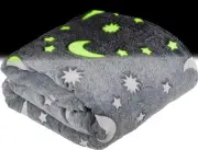 SP HOME GOODS Glow in The Dark Throw Blanket Gift for Girls and Ages 4-14 and...