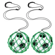 Soccer Ball Net, Solo Football Ball Kick Net Practice Training Green