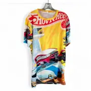 1969 Hot Wheels Redlines T-Shirt Jack Rabbit Special The Demon- Size LARGE