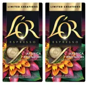 2 L'OR LIMITED CREATIONS ESPRESSO Nespresso Instant Coffee Capsules 52g 1.83oz