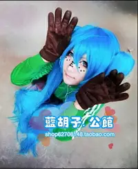 在飛比找樂天市場購物網優惠-【藍胡子】cos假發/vocaloid 初音 俄羅斯套娃/M