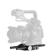 JTZ DP30 Cage Baseplate Rig 15mm Rod for EOS C500 C300 C100 Mark I II 2