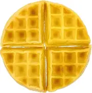BESPORTBLE Realistic Fake Waffle Model Faux Food Decor Foam Food Props for Kitchen Display Event Decor