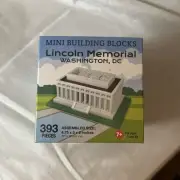 Smithsonian Institution Lincoln Memorial Building Blocks NEW