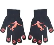 [Generic] Kids Knit Mittens,Kick Ball Pattern Stretchy Mittens | Winter Warm Suppliies, Children Knit Mittens For Winter And Cold Weather