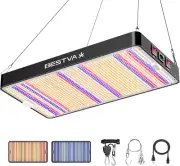 2025 Upgrade DC3000 Led Grow Light with High Yield Diodes Full Spectrum LED Grow