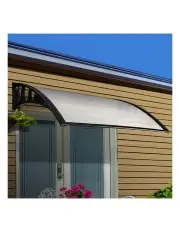 [Instahut] Window DIY Door Awning Door Canopy Patio UV Sun Shield 1mx4m