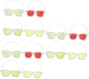 minkissy 2sets Glasses with Eyes on Them Funny Sunglasses for Funny Butt Glasses Eyes Glasses Novelty Sunglasses Halloween Glasses Funny Eye Glasses Facial Mask Pp 4pcs*2